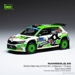 Modely Škoda Fabia Rally2 1:43 IXO - 3