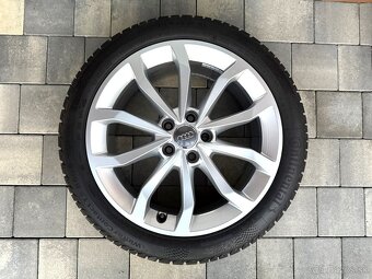 Hliníkové disky orig. Audi + zimné pneu 225/45 R18 - 3