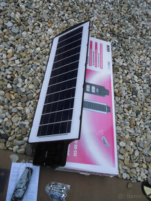 Poulična solarna velka led senzorom+ Výložník +dialkove 480W - 3