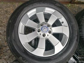 Alu sada = 5x112 = original MERCEDES = s pneu =255/55 R18 - 3