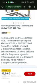 PowerPlus POWX1170 - Kombinované kladivo 750W SDS-Plus KOMPL - 3