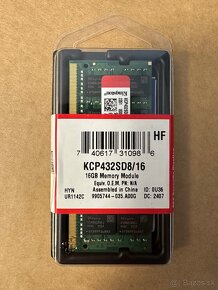 Kingston Ram moduly 16gb / 64gb APPLE - 3