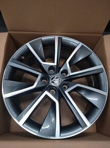 18" originál sada alu ŠKODA + zimné 225/45 18. - 3