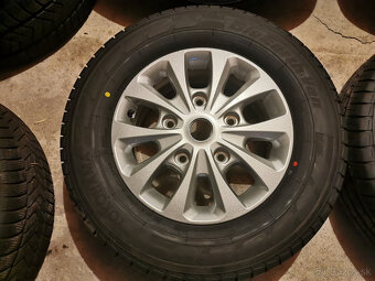 NOVÉ - Ford Transit - originál 16" alu s letnými pneu DOT 2 - 3