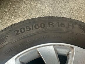 16" Elektrony 5x108 + pneumatiky 205/60 R16 - 3