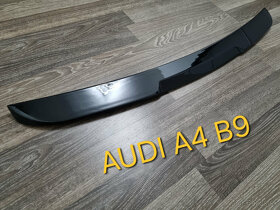 AUDI A4 S4 RS4 B9 spoiler kridlo lipko na kufor - 3