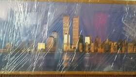 Plagat New York zaramovaný so sklom: 182cm x 57,5cm. - 3