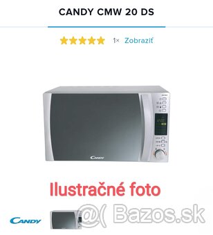 Mikrovlnná rúra CANDY CMW 20 DS - 3