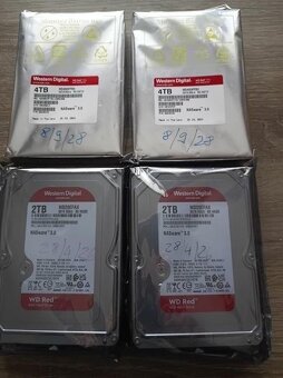 4 / 2 TB Western Digital Purple™ Red Pro™ - nepouzite. - 3