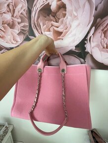 Chanel kabelka ružova veľká - 3