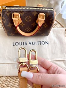 Dámska originál Louis Vuitton nano speedy kabelka - 3