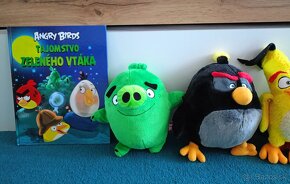 Plyšáky Angry Birds 5x + Kniha - 3