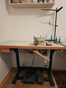 Priemyselný overlock + šijací stroj - 3