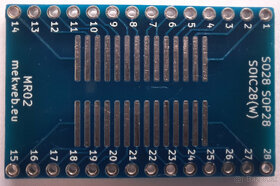 Adaptery pre integrovane obvody SDIP, TSSOP - DIP (hobby) - 3