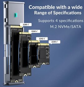 M2 NVMe (pciEx) + SATA USB adaptér - 3