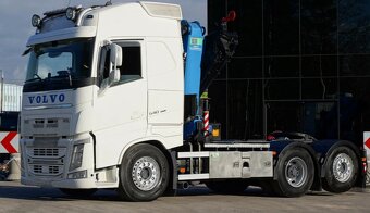 Volvo FH 550 - 6x2 - Tahač+HR-HMF 3220 K-8+Naviják–EURO 6 - 3