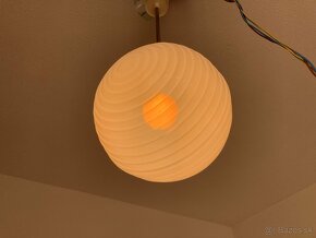 Československá retro lampa luster 1xE27 - 3