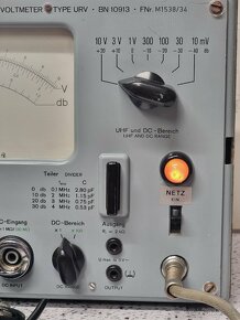 UHF-DC-MILLIVOLTMETER / R&S URV / Rohde Schwarz / BN 10914 - 3