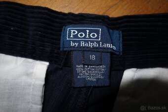 Široké menčestráky Ralph Lauren S - 3