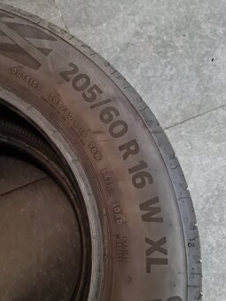 2x Continental 205/60 R16 96W Letné pneumatiky. - 3