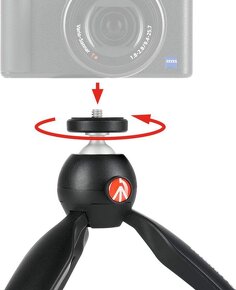 statív Manfrotto PIXI mini (čierny) - 3