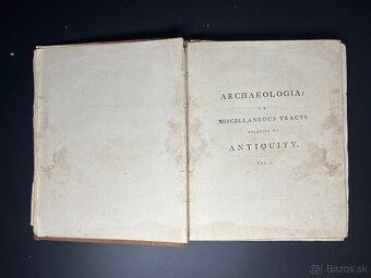 ARCHAEOLOGIA: OR MISCELLANEOUS TRACTS RELATING TO ANTIQUITY - 3