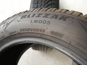 215/55 r17 zimné pneumatiky Bridgestone - 3