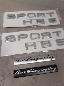 Logo / emblém Range Rover Sport Autobiography - 3