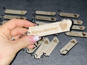 Valentínske magnetky a prívesky na kľúče - 3