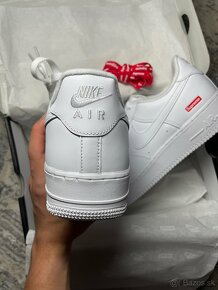 Air Force 1  Supreme white (biele) 44 - 3