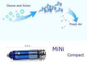 Novy mini ionizer do auta, do 12V zasuvky - 3