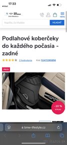 Podlahové zadné a predné koberčeky - 3