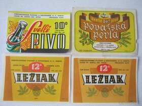 pivní pivné etikety pivovar Ilava 90ks  1948-2000 - 3
