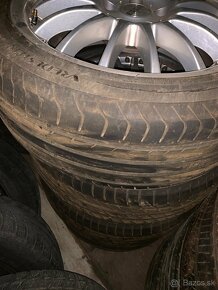 Predám elektróny Pirelli+Michelin pneu 17" 225/45. 5x11 - 3