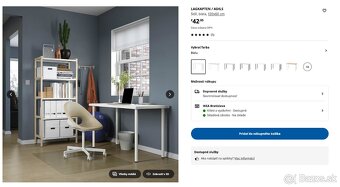 Pracovný stôl IKEA LAGKAPTEN / ADILS - 3