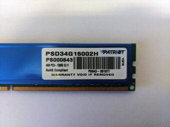 Patriot Signature Line DDR3 4GB 1600MHz CL11 - 3