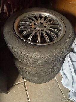 Disky Elektróny 5x100 ,Octávia,pneumatily 205/55 r16 - 3