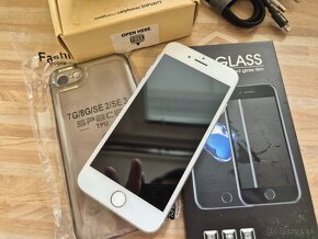 Apple iPhone 7 32GB Silver, nová batéria 100%, BT slúchadlá - 3