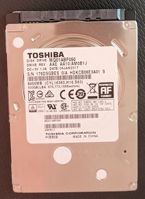 Predám HDD 2,5" Toshiba 500GB a HGST750GB - 3