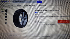 Bridgestone Turanza T005 Letné pneu. 185/65R15 - 3