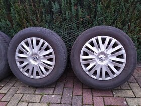 Oceľové disky VW s letnými pneu 195/65 R15 - 3