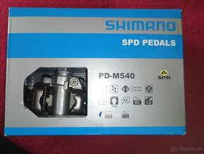 Predam topanky Shimano  SH XC31L + Shimano pedale  PD - M540 - 3