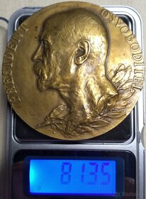Medaila k smrti T.G.Masaryka 1937 - 60mm - 3