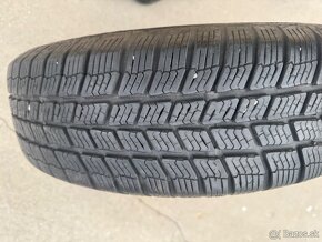 Predám  zimné pneumatiky na diskoch 165/70R14 - 3