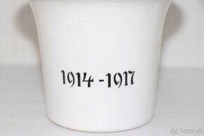 Velký patriotický Hmoždíř – porcelán Rakousko  1917 - 3