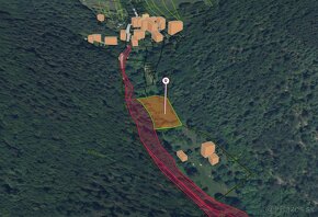 Prašník - 1.214 m2 POZEMOK NA CHATU v lesíku - PREDAJ - 3