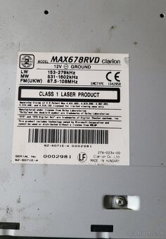 Clarion MAX678RVD - 3