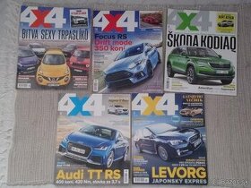 Časopisy AUTO 4x4, FASTER - cena 1€ za kus - 3