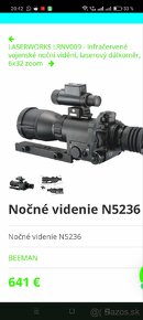 Predám puškohľad nočné videnie ATN Aries MK 350, nový. - 3