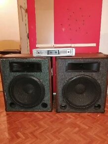 2x 700w reproduktory + koncak 2000w - 3